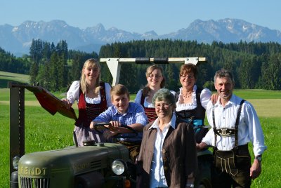 Familie Köpf, Urlaub auf dem Bauernhof, Seeg im Allgäu